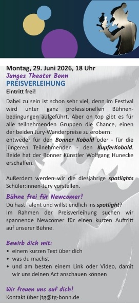 Mo, 29.06. Preisverleihung